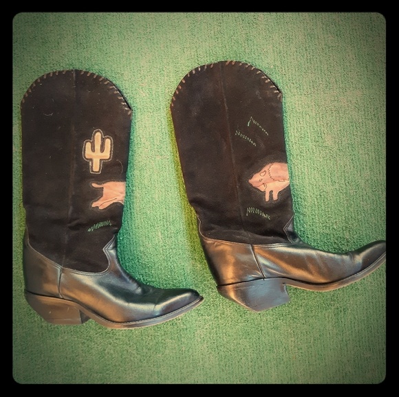 Zodiac Shoes - Unique Zodiac Cowboy/girl Leather Boots.